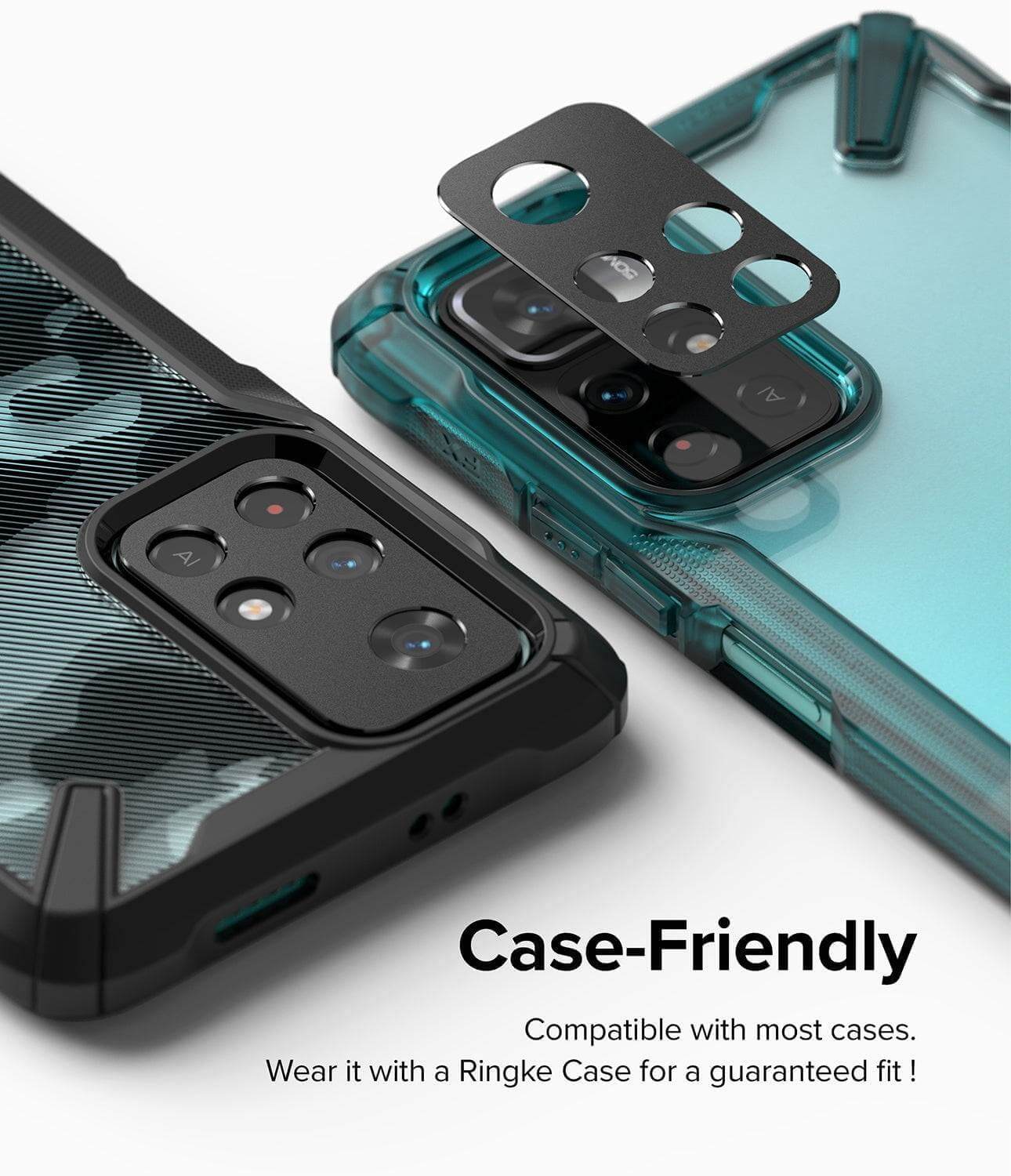 Protector de Cámara para Xiaomi Redmi Note 11T/ Poco M4 Pro Ringke Styling Black