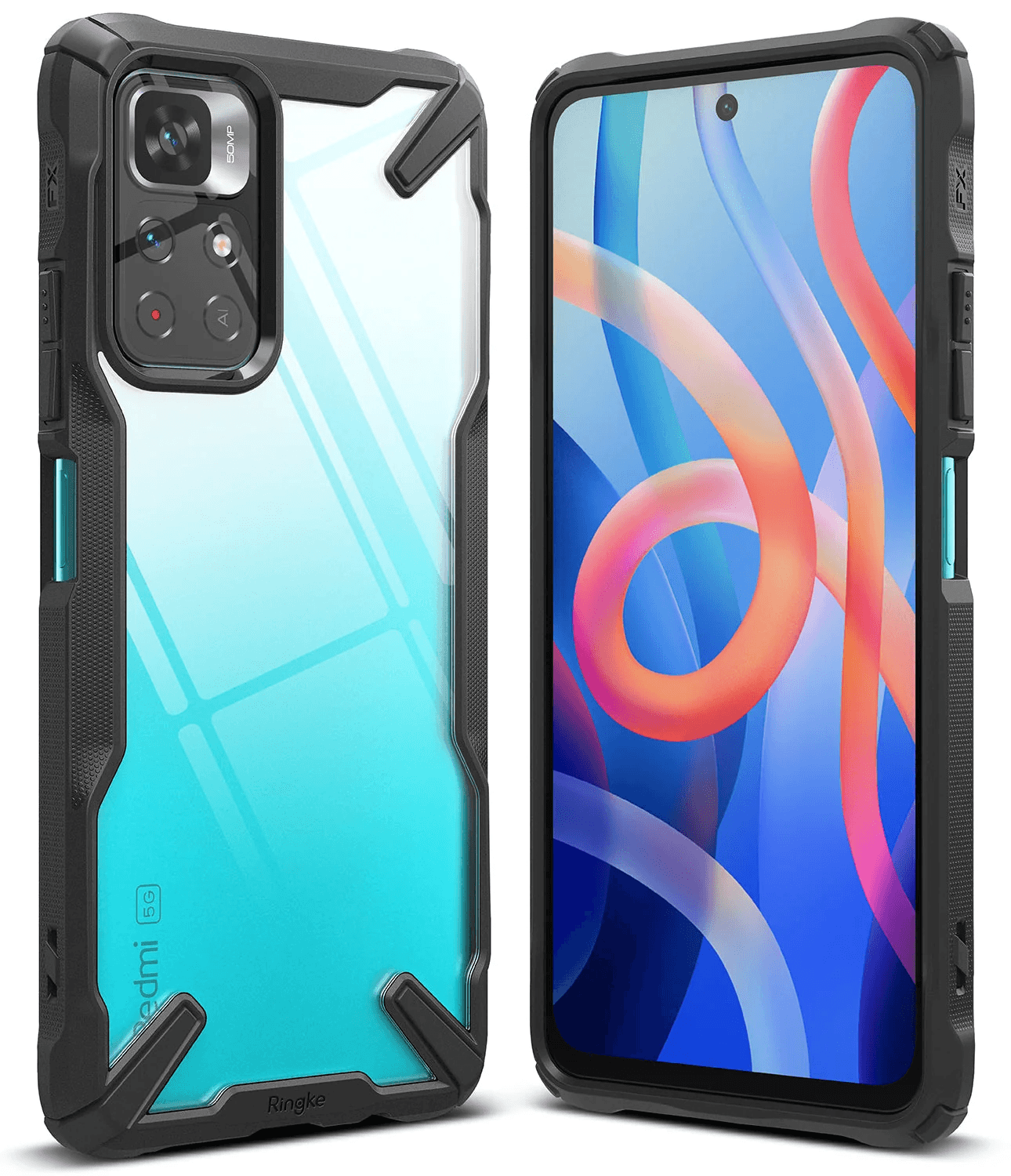 Estuche para Xiaomi Redmi Note 11T/ Poco M4 Pro - Ringke Fusion-X