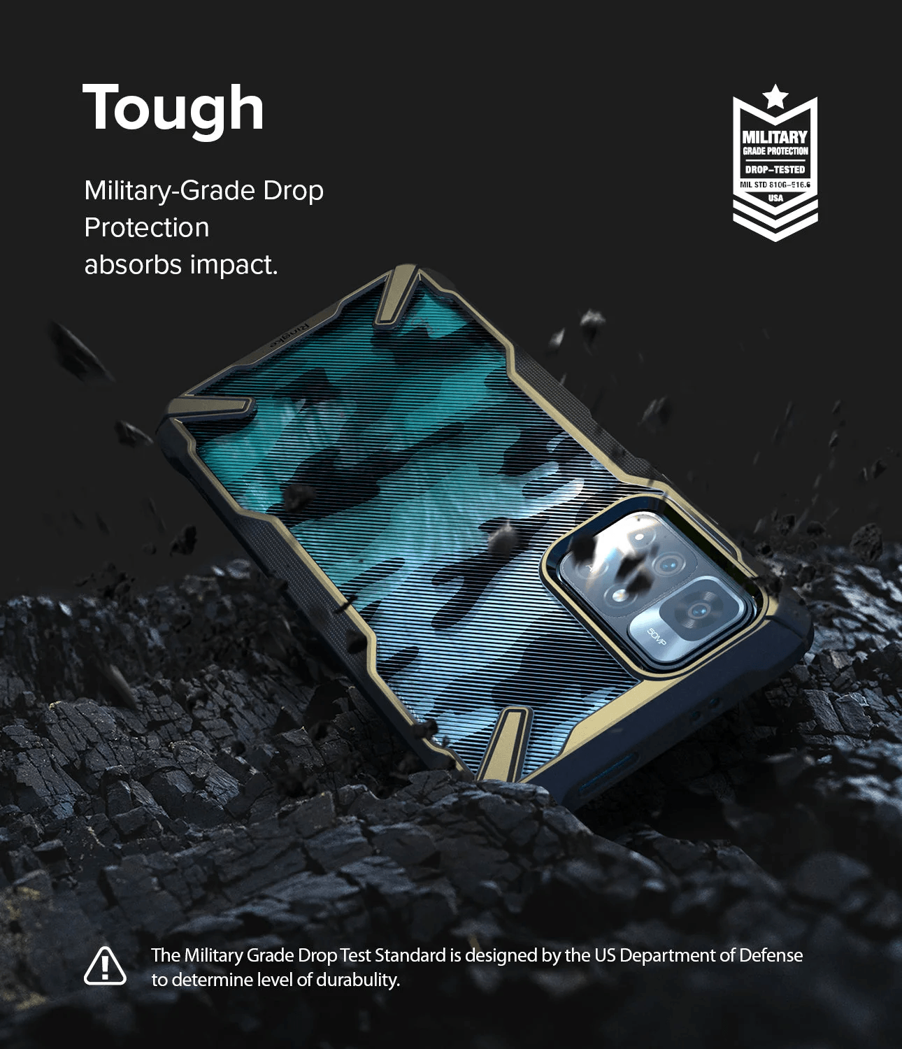 Estuche para Xiaomi Redmi Note 11T/ Poco M4 Pro - Ringke Fusion-X