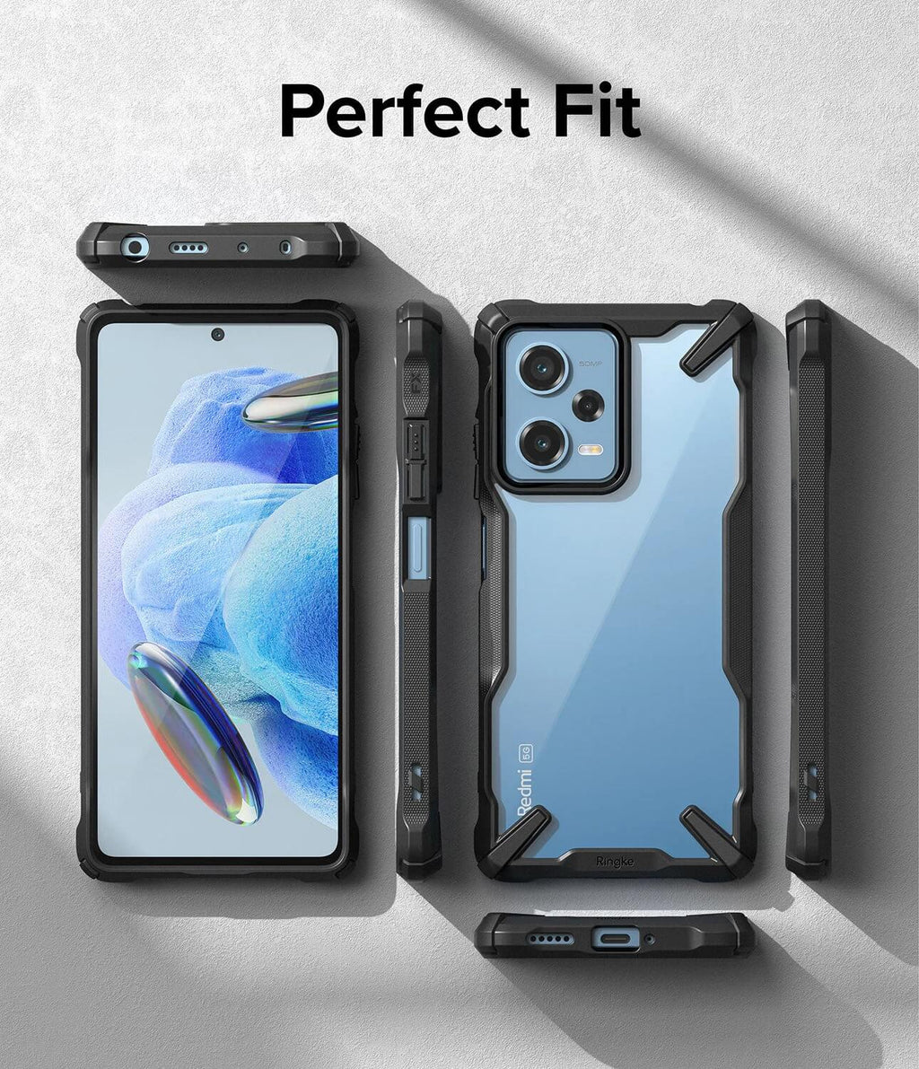 Estuche para Xiaomi Redmi Note 12 Pro – Ringke Fusion-X Black