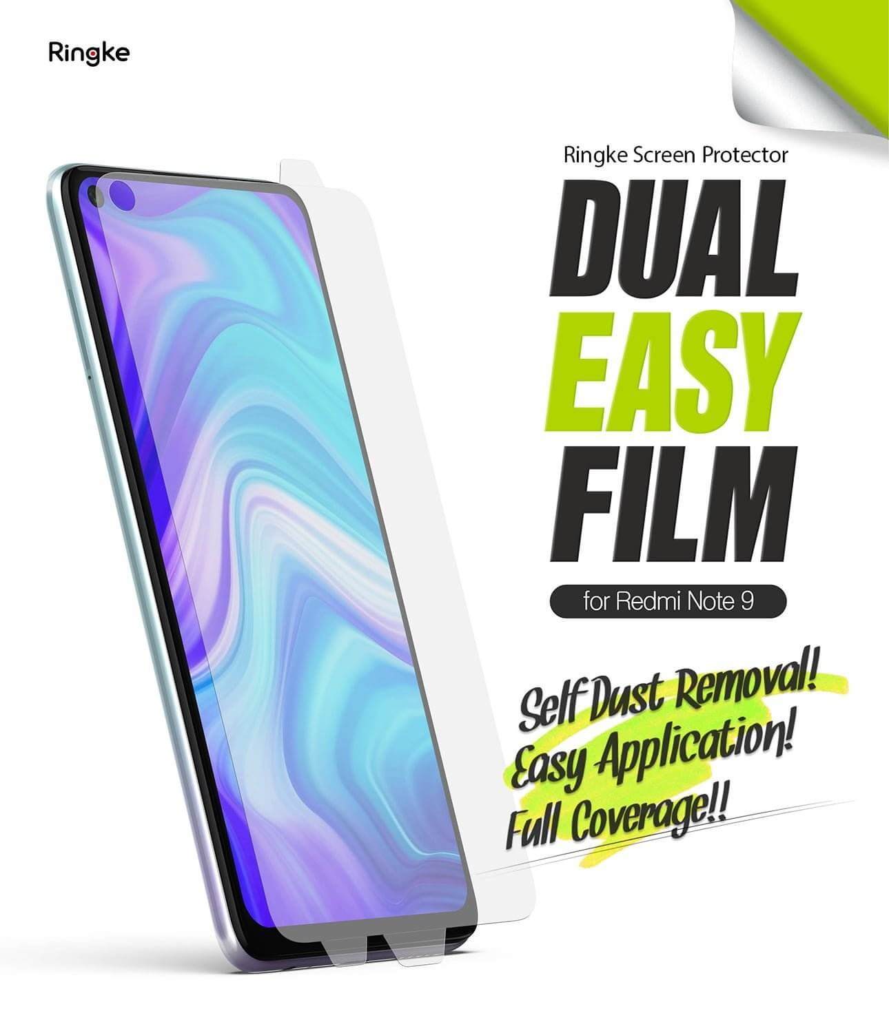 Protector de Pantalla para Redmi Note 9 - Ringke Dual Easy Film