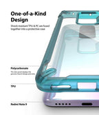 Estuche para Redmi Note 9 – Ringke Fusion-X Turquoise Green