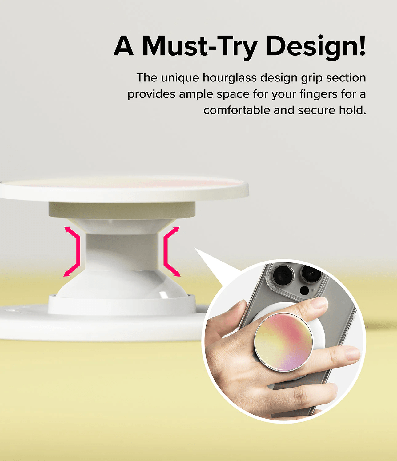 Ringke Glossy Tok Magnético - Sporte Tipo PopSocket