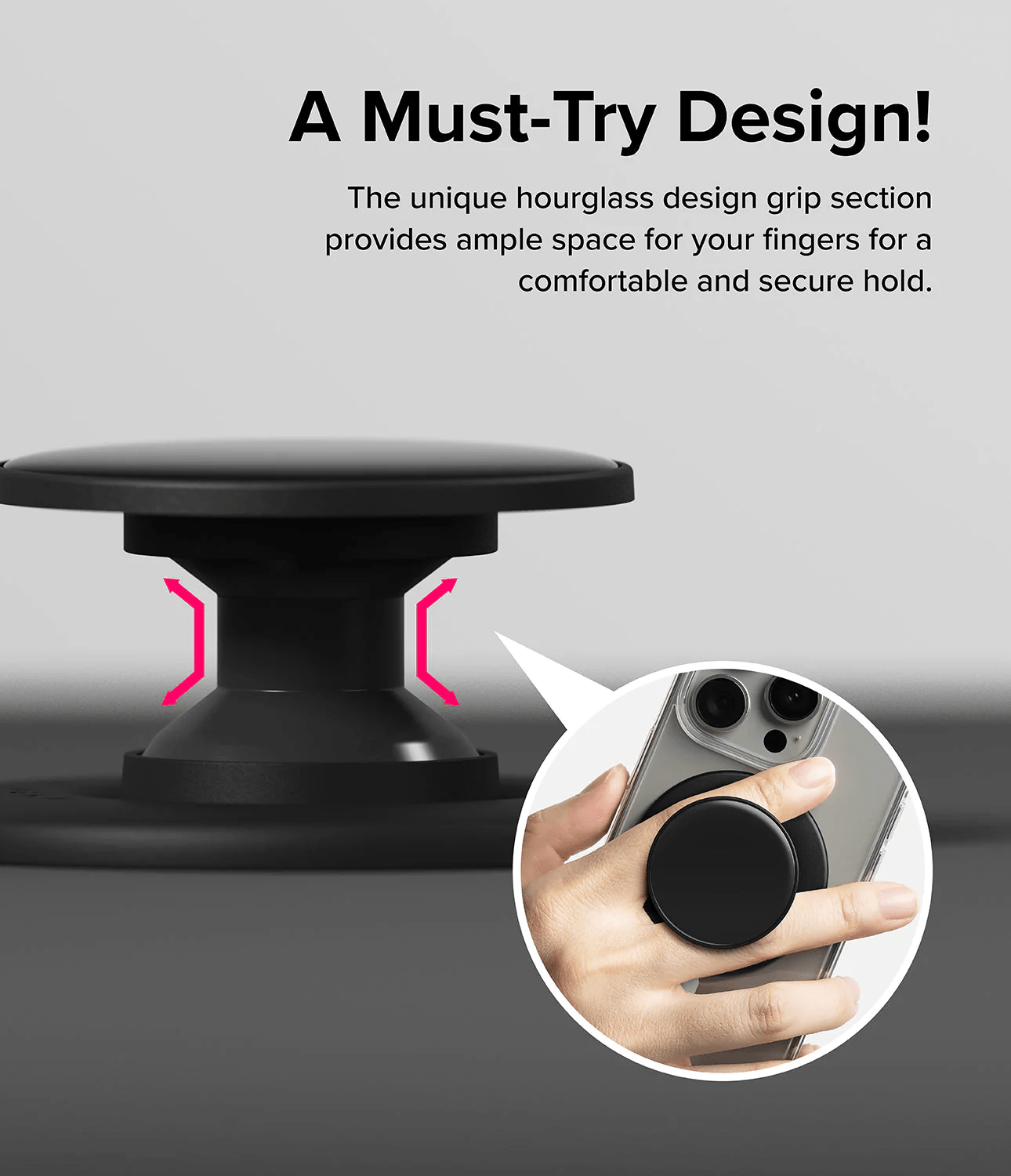Ringke Glossy Tok Magnético - Sporte Tipo PopSocket