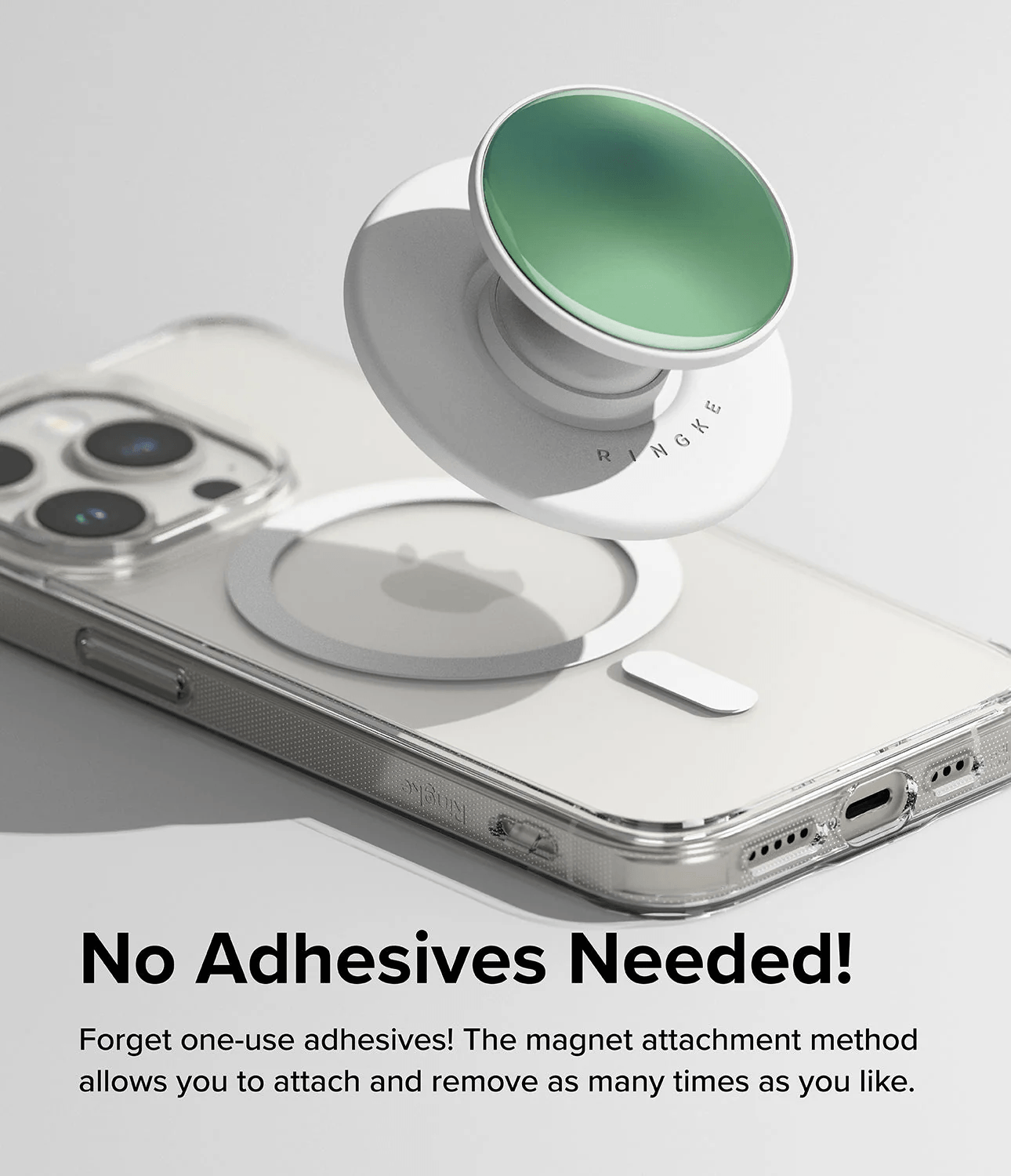 Ringke Glossy Tok Magnético - Sporte Tipo PopSocket
