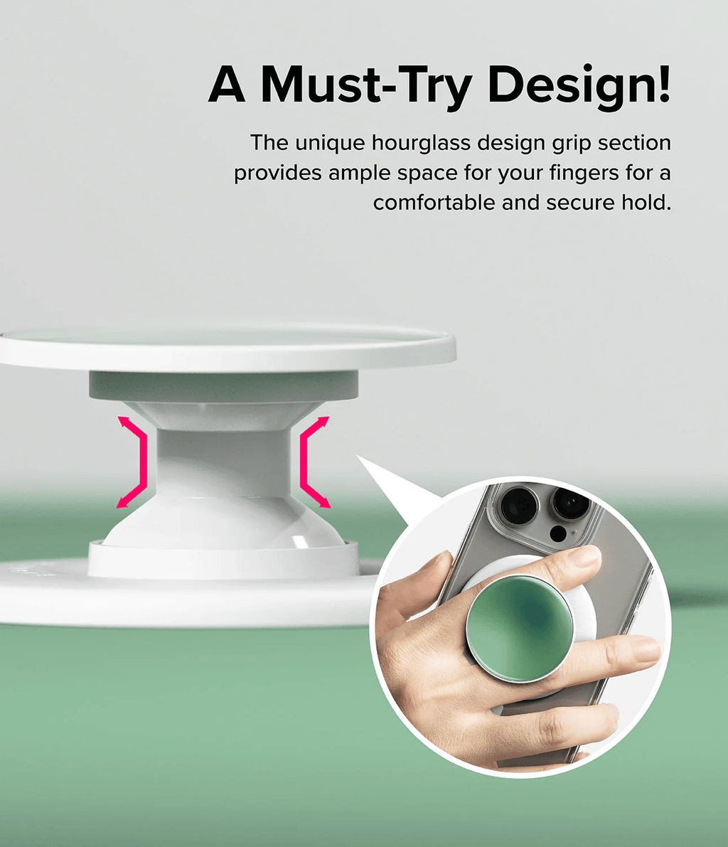 Ringke Glossy Tok Magnético - Sporte Tipo PopSocket