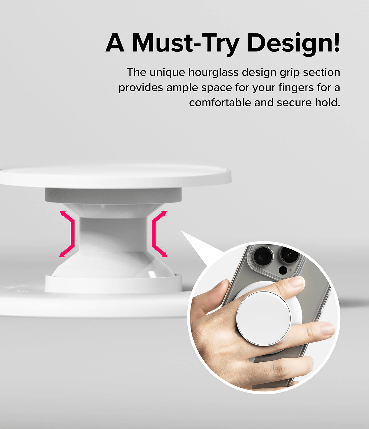 Ringke Glossy Tok Magnético - Sporte Tipo PopSocket