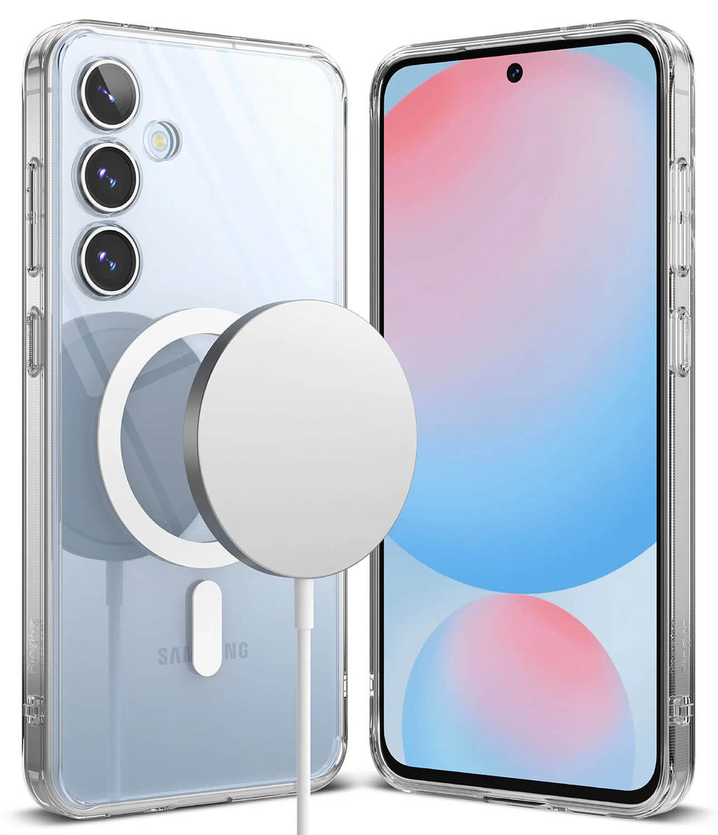 Estuche para Galaxy S24 FE - Ringke Fusion Magnetic Transparente