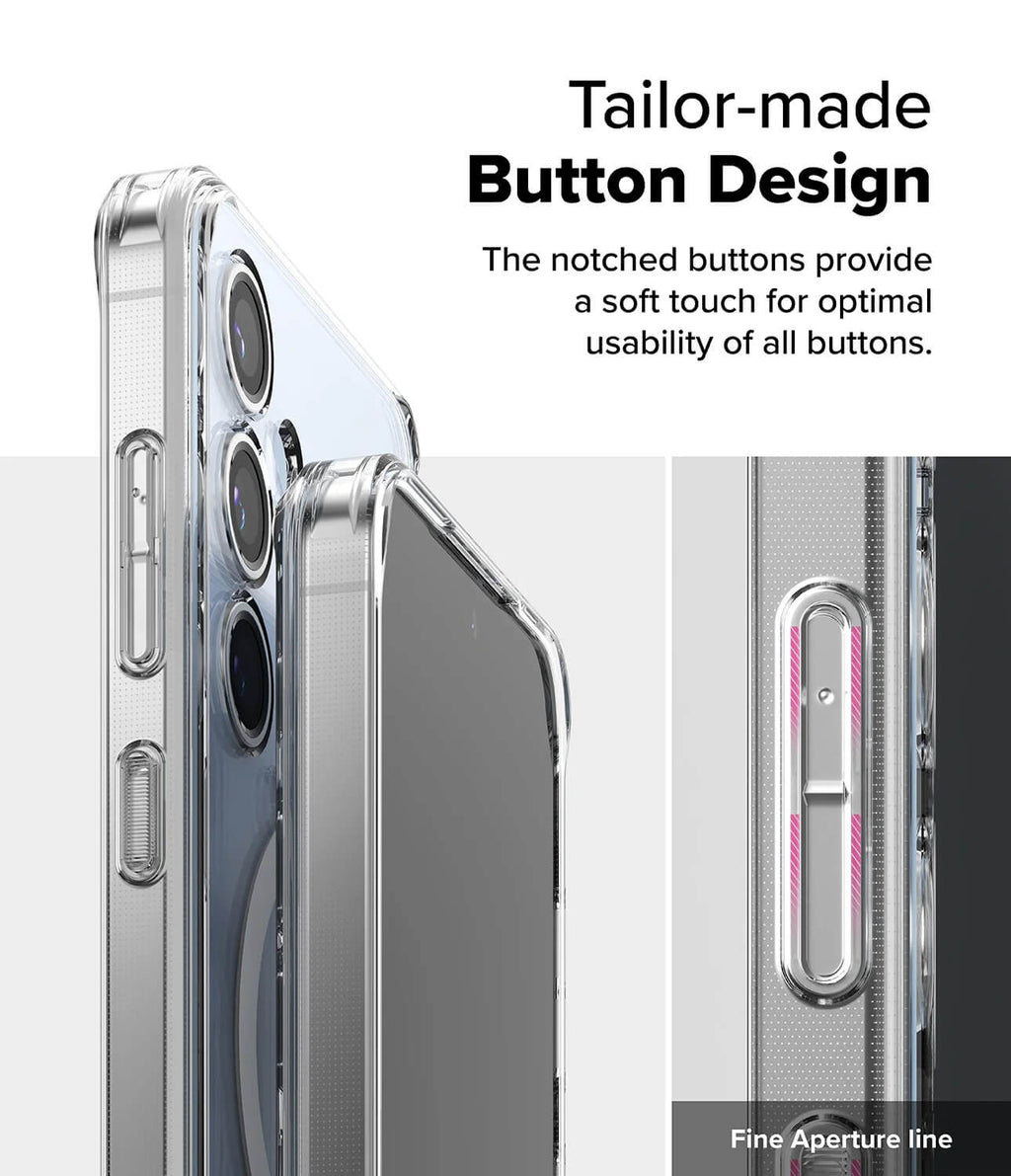 Estuche para Galaxy S24 FE - Ringke Fusion Magnetic Transparente