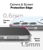 Estuche para Galaxy S24 FE - Ringke Fusion Magnetic Transparente