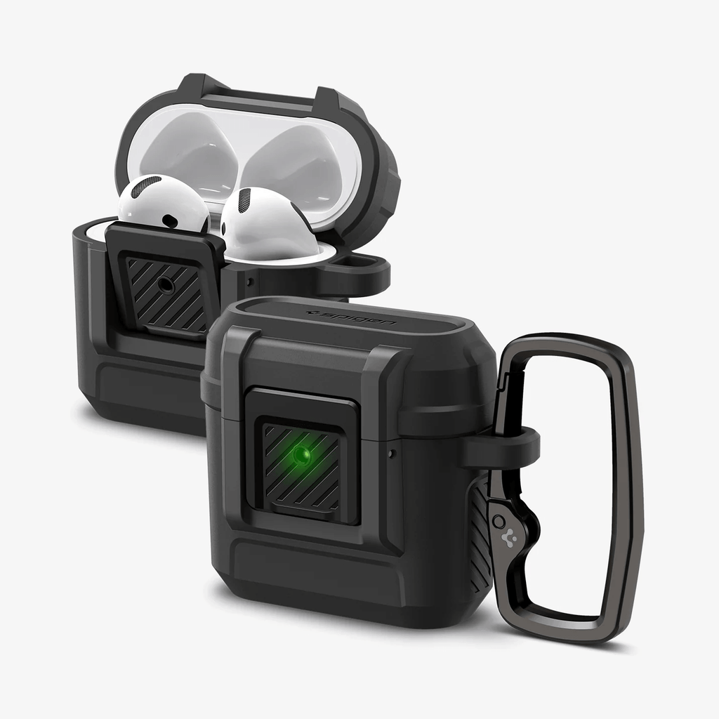 Estuche para AirPods 4 - Spigen Lock Fit - Matte Black