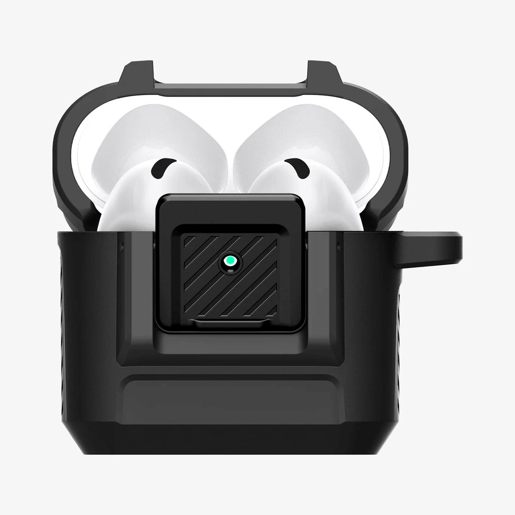Estuche para AirPods 4 - Spigen Lock Fit - Matte Black