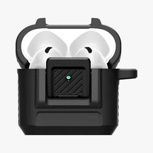 Estuche para AirPods 4 - Spigen Lock Fit - Matte Black