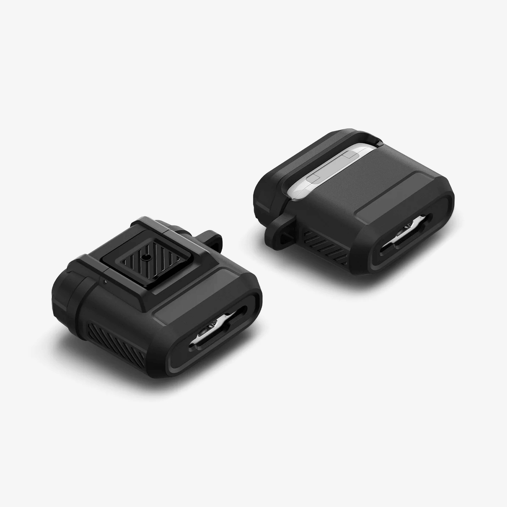 Estuche para AirPods 4 - Spigen Lock Fit - Matte Black
