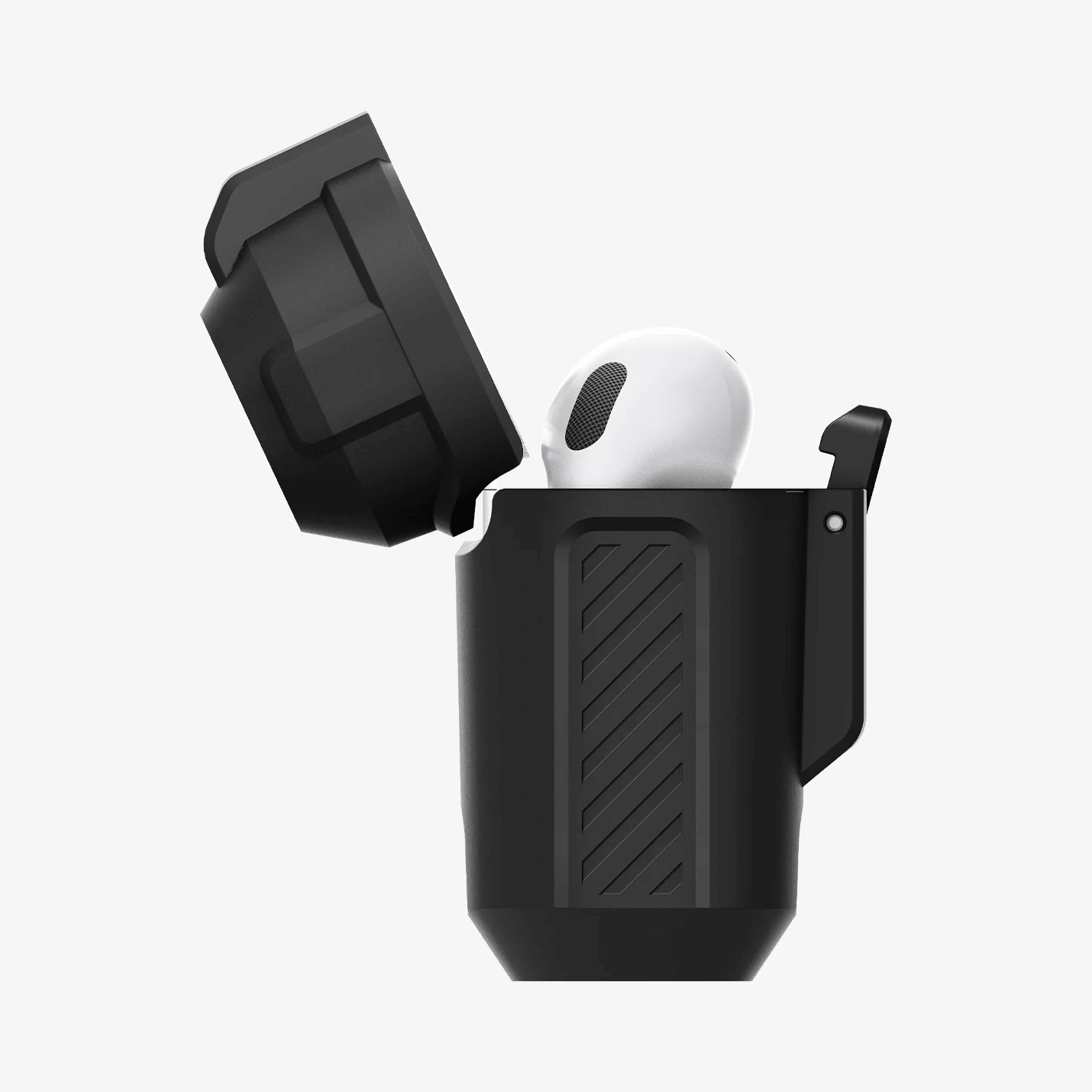 Estuche para AirPods 4 - Spigen Lock Fit - Matte Black