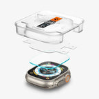 Protector de pantalla para Apple Watch 49mm - Spigen Glas.tR EZ Fit