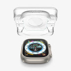 Protector de pantalla para Apple Watch 49mm - Spigen Glas.tR EZ Fit