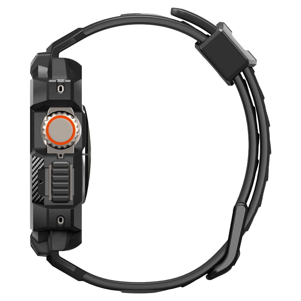 Pulsera para Apple Watch Ultra 49mm - Spigen Rugged Armor Pro Matte Black