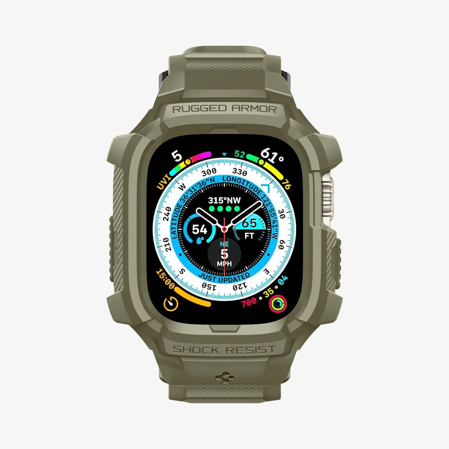 Pulsera para Apple Watch Ultra - Spigen Rugged Armor Pro