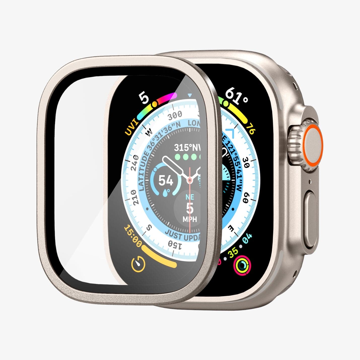 Protector de Pantalla para Apple Watch Ultra - Spigen Glas.tR Slim Pro