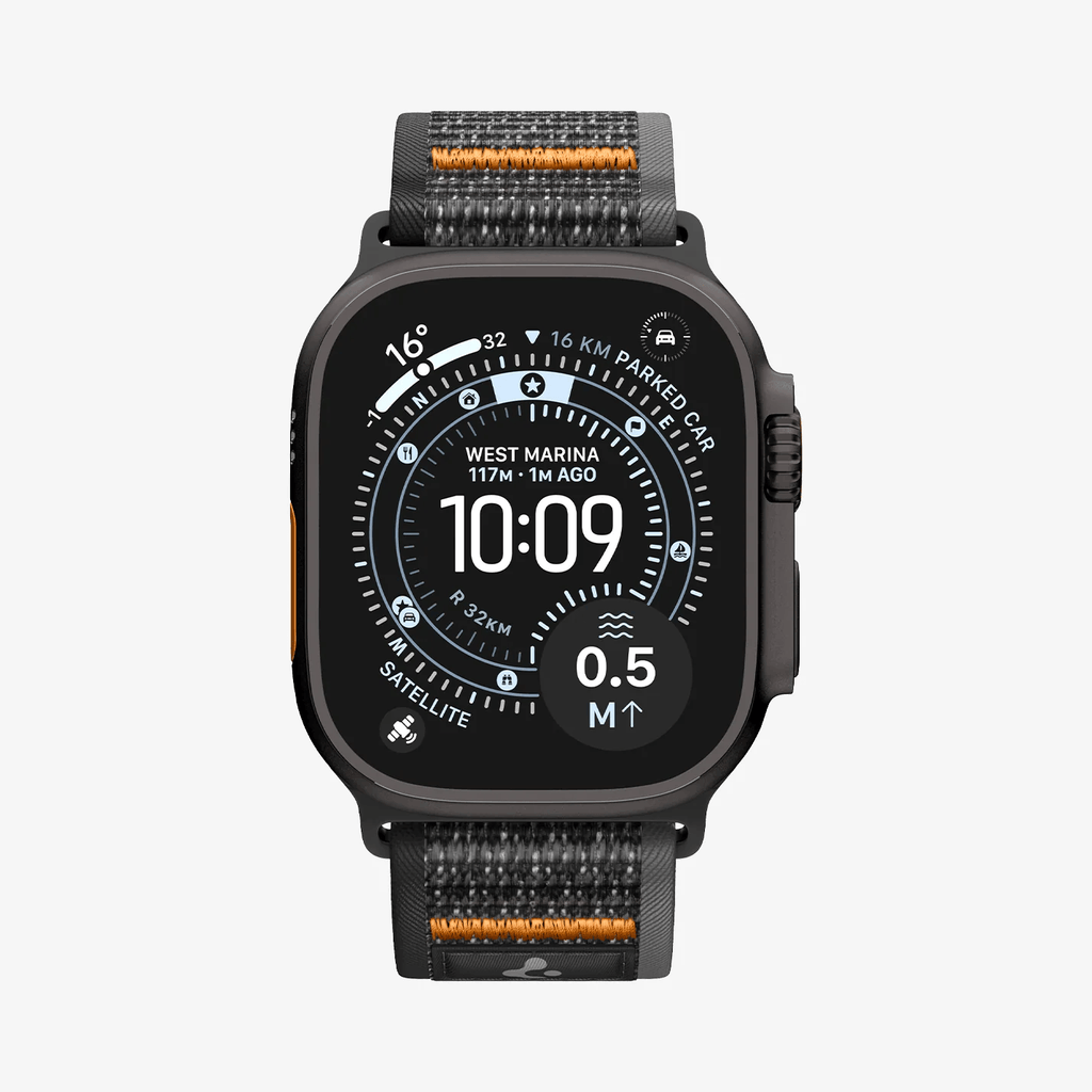 Banda para Apple Watch Ultra Series - Spigen Athlex Air 2 - Active Black Orange