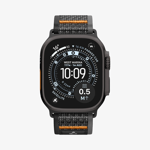 Banda para Apple Watch Ultra Series - Spigen Athlex Air 2 - Active Black Orange