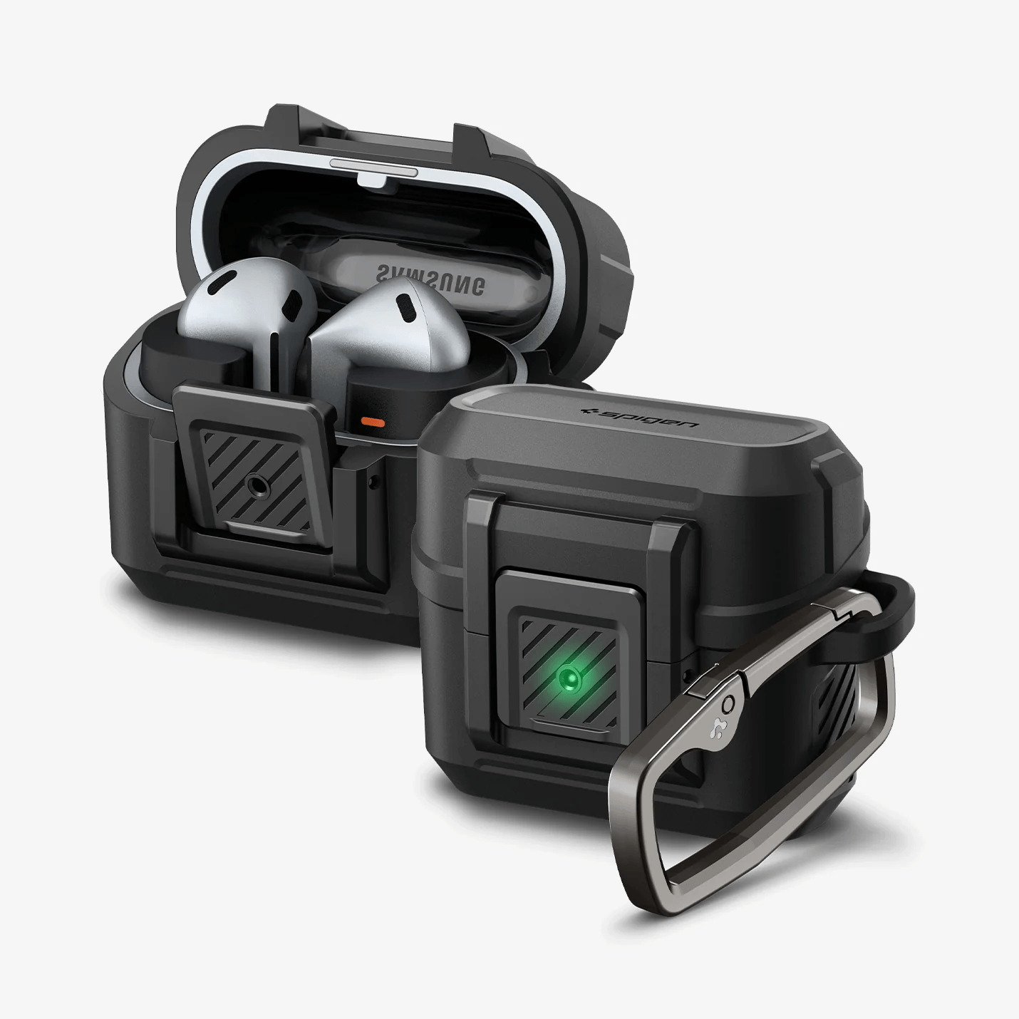 Estuche para Galaxy Buds 3 Pro - Spigen Lock Fit - Matte Black