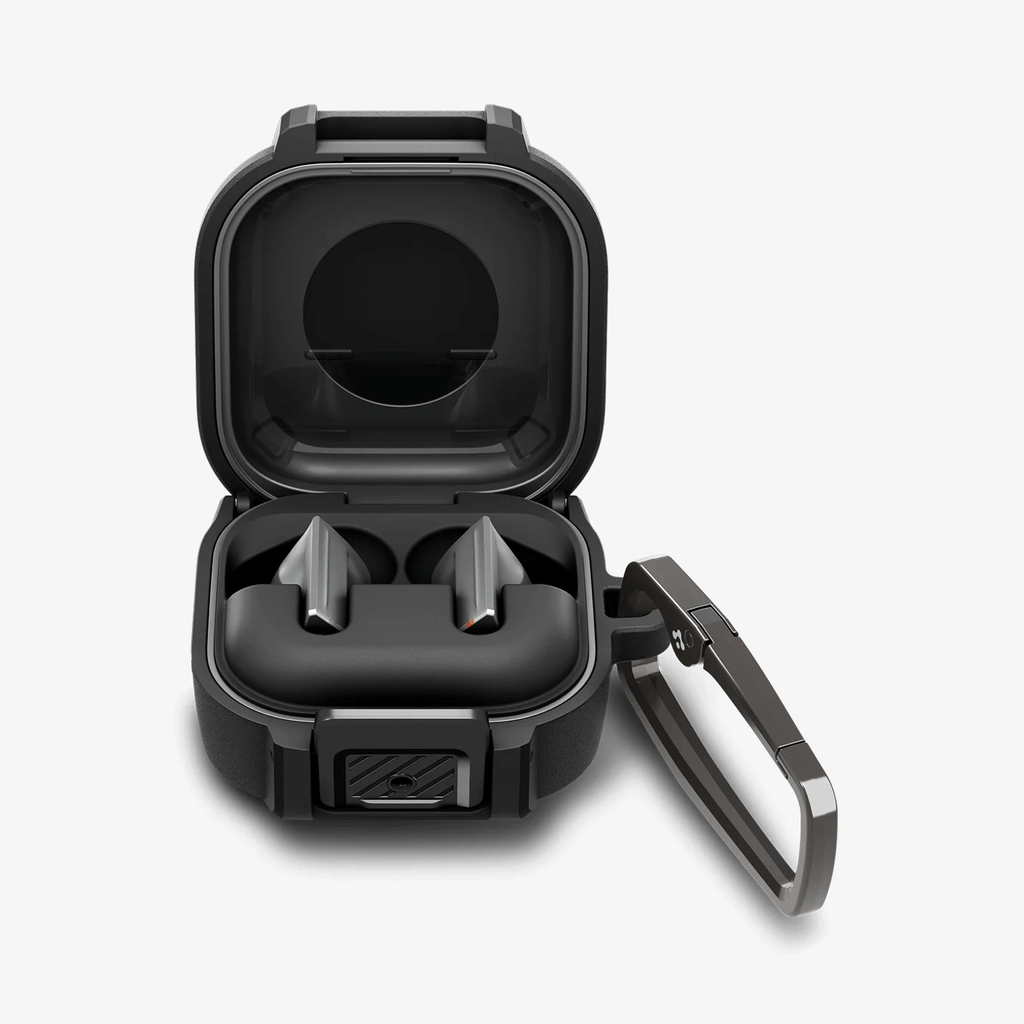 Estuche para Galaxy Buds 4 Pro - Spigen Lock Fit - Matte Black