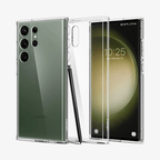 Estuche para Galaxy S23 Ultra - Spigen Ultra Hybrid - Crystal Clear