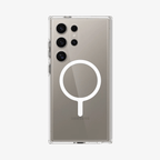 Estuche para Galaxy S24 Ultra - Spigen Ultra Hybrid Metal Ring White
