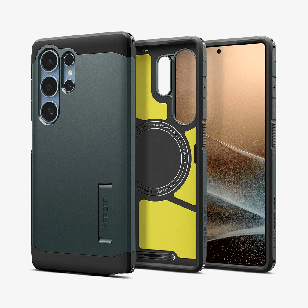 Estuche para Galaxy S25 Ultra - Spigen Tough Armor AI MagFit