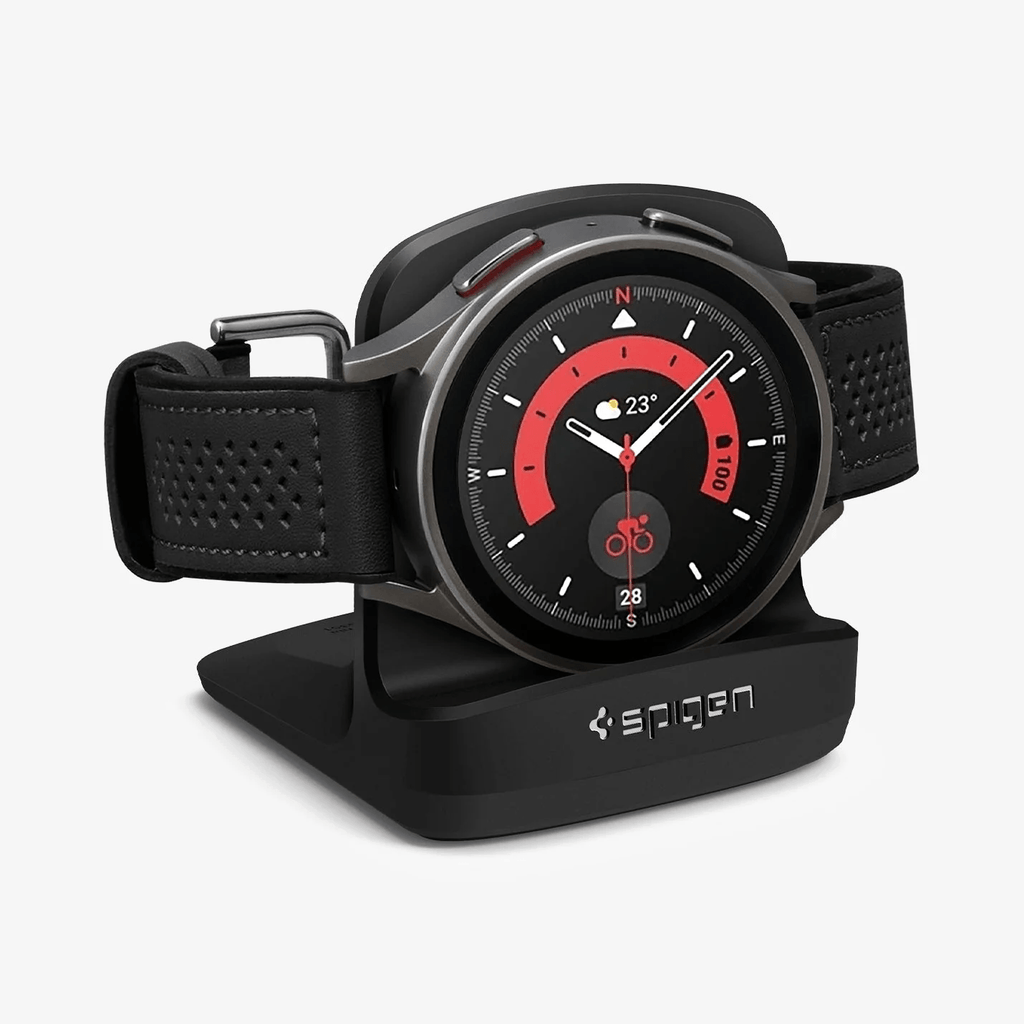Stand - Spigen Galaxy Watch Night Stand S353 - Black