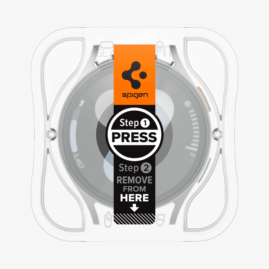 Protector de Pantalla para Galaxy Watch 7 44mm - Spigen GLAS.tR EZ Fit (Pack de 2)