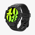 Estuche para Galaxy Watch - Spigen Rugged Armor Pro - Matte Black