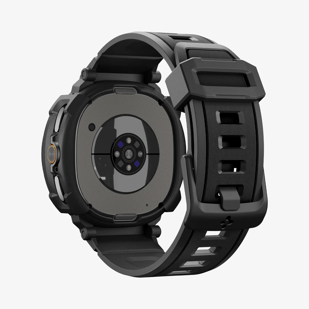 Estuche + Banda para Galaxy Watch - Spigen Rugged Armor Pro - Matte Black