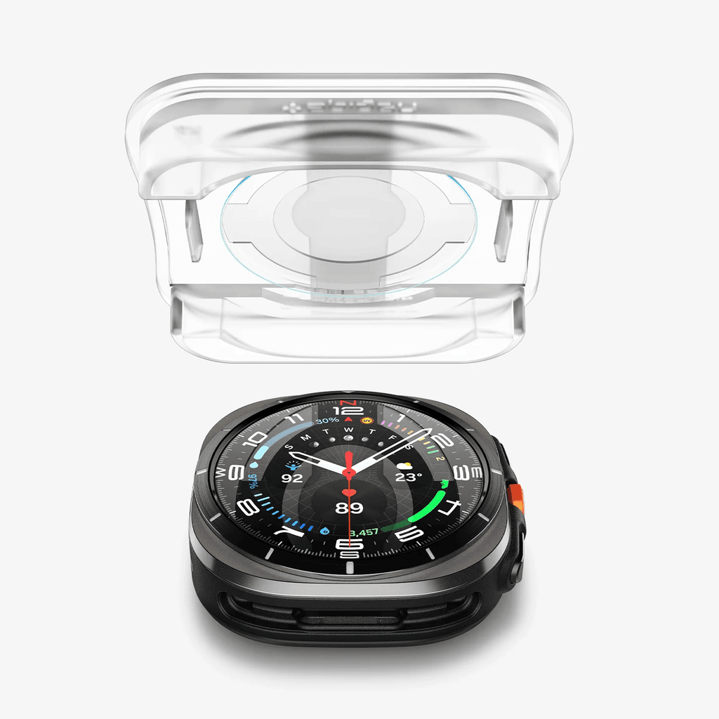 Protector de Pantalla para Galaxy Watch Ultra 47mm - Spigen GLAS.tR EZ Fit (Pack de 2)