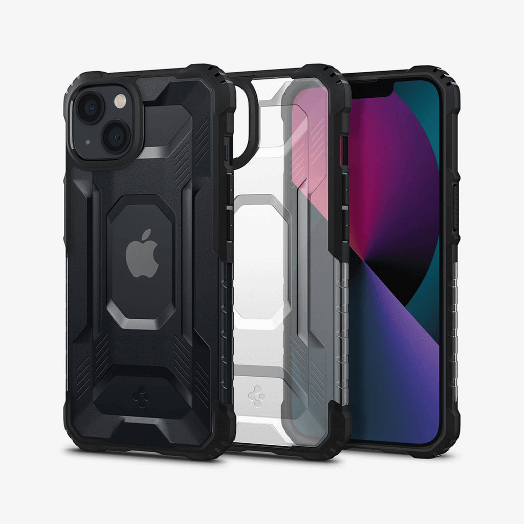 Estuche para iPhone 13 - Spigen Nitro Force - Matte Black