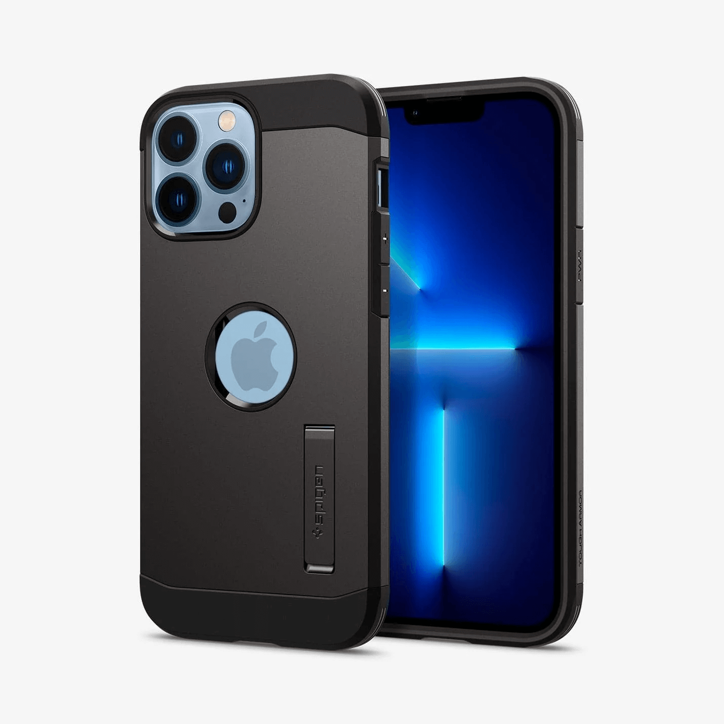 Estuche para iPhone 13 Pro - Spigen Tough Armor - Gun Metal