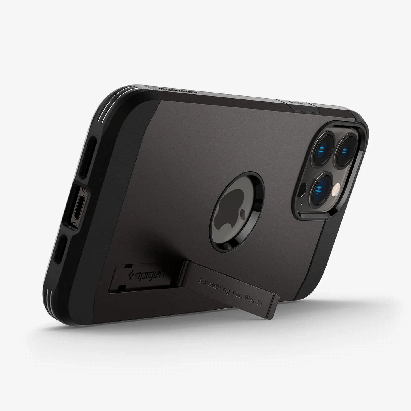 Estuche para iPhone 13 Pro - Spigen Tough Armor - Gun Metal