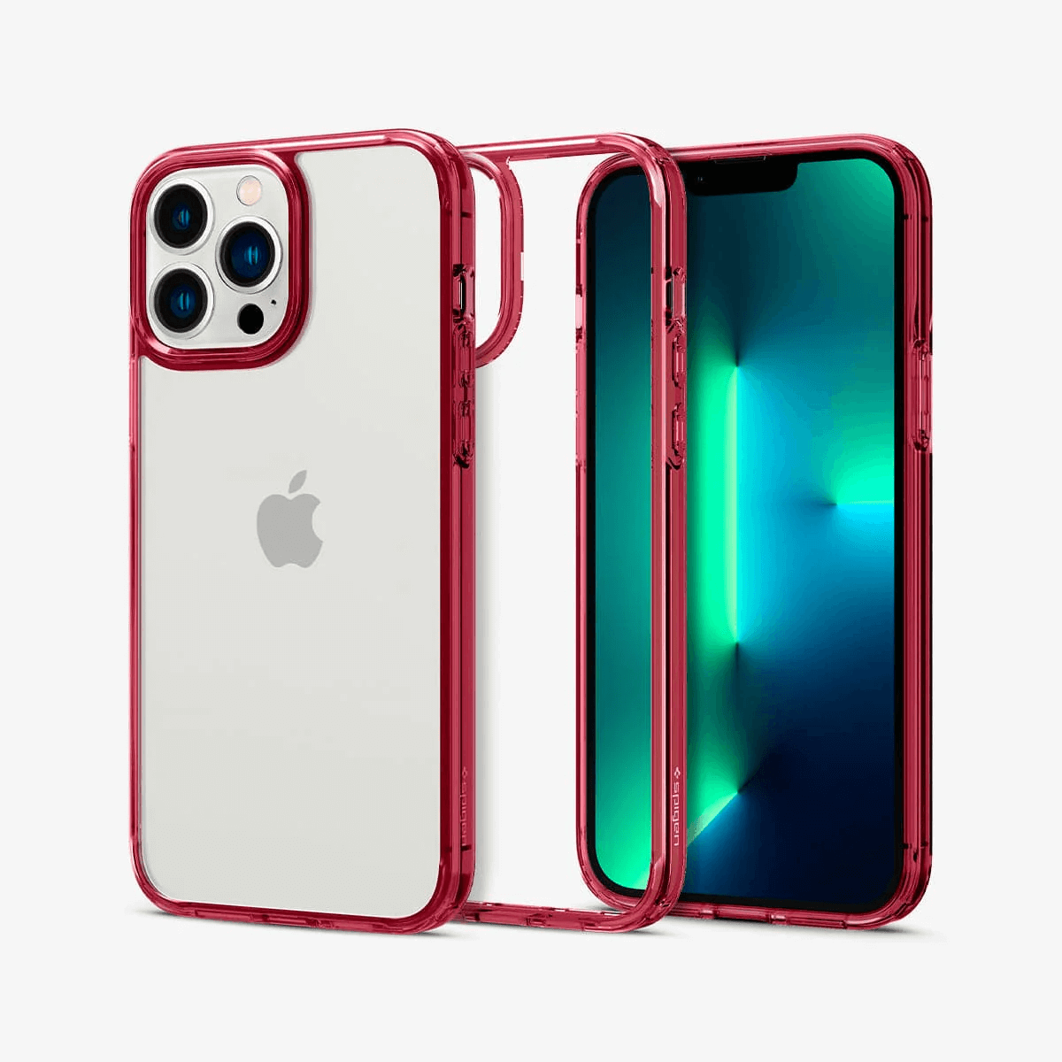 Estuche para iPhone 13 Pro Max - Spigen Ultra Hybrid - Red Crystal