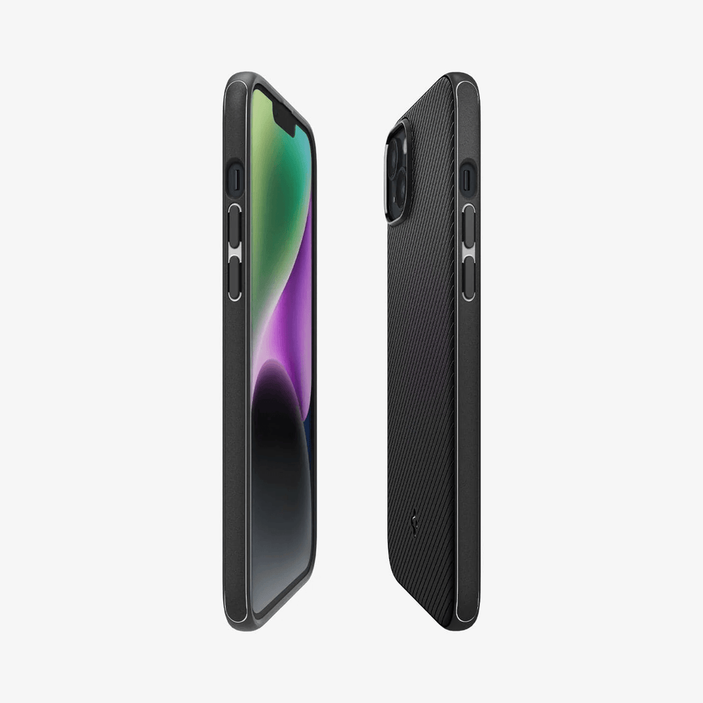 Estuche para iPhone 14 - Spigen Mag Armor - Matte Black