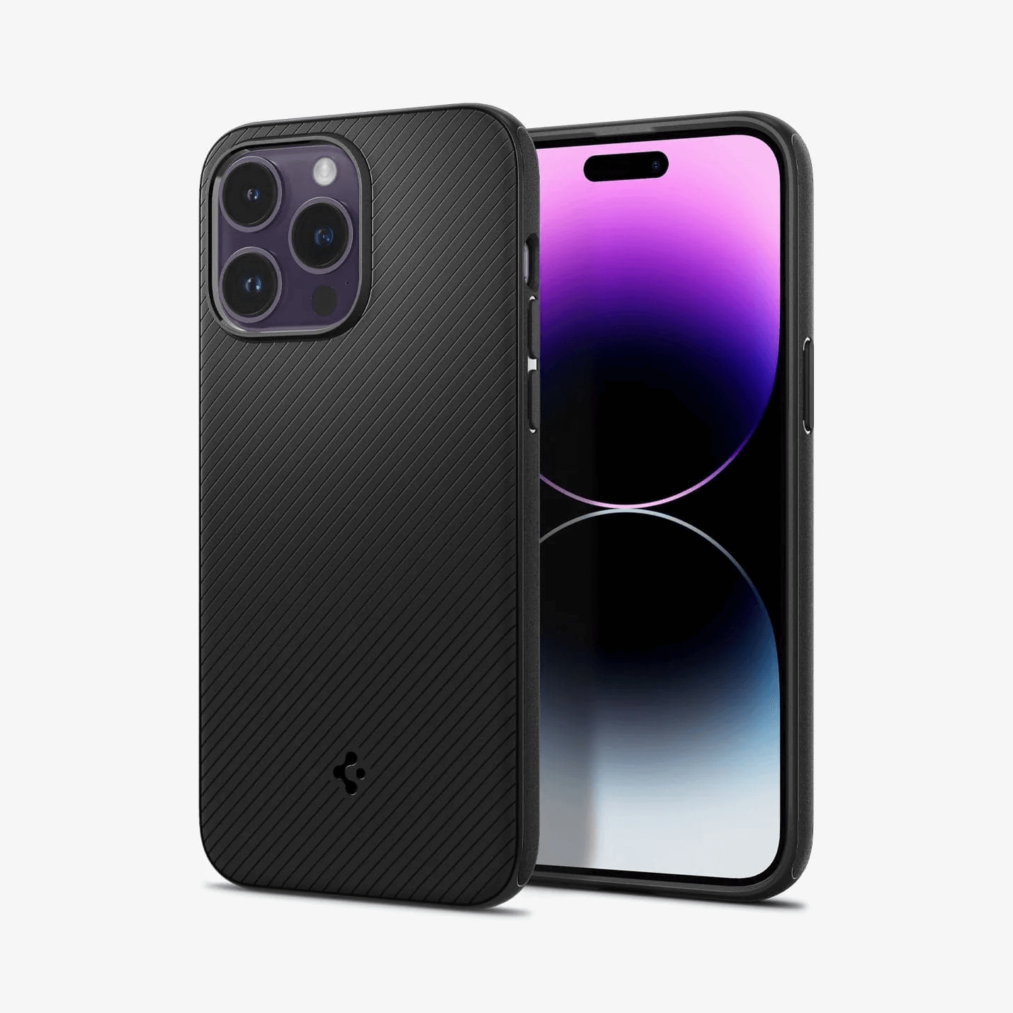 Estuche para iPhone 14 Pro - Spigen Mag Armor MagFit - Matte Black