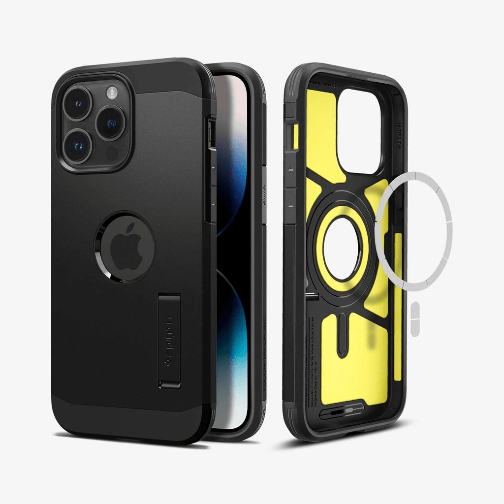 Estuche para iPhone 14 Pro - Spigen Tough Armor MagFit - Black