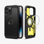 Estuche para iPhone 14 Pro - Spigen Tough Armor MagFit - Black