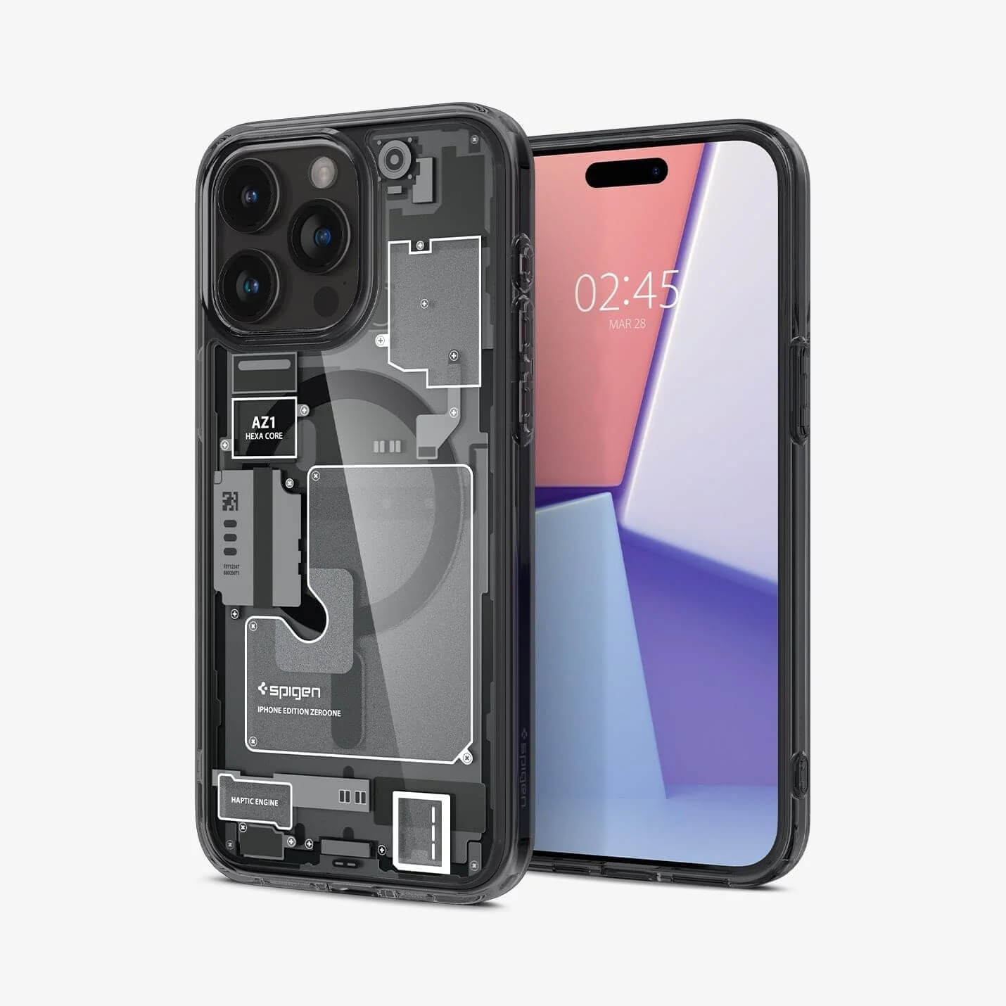 Estuche para iPhone 14 Pro - Spigen Zero One - Black