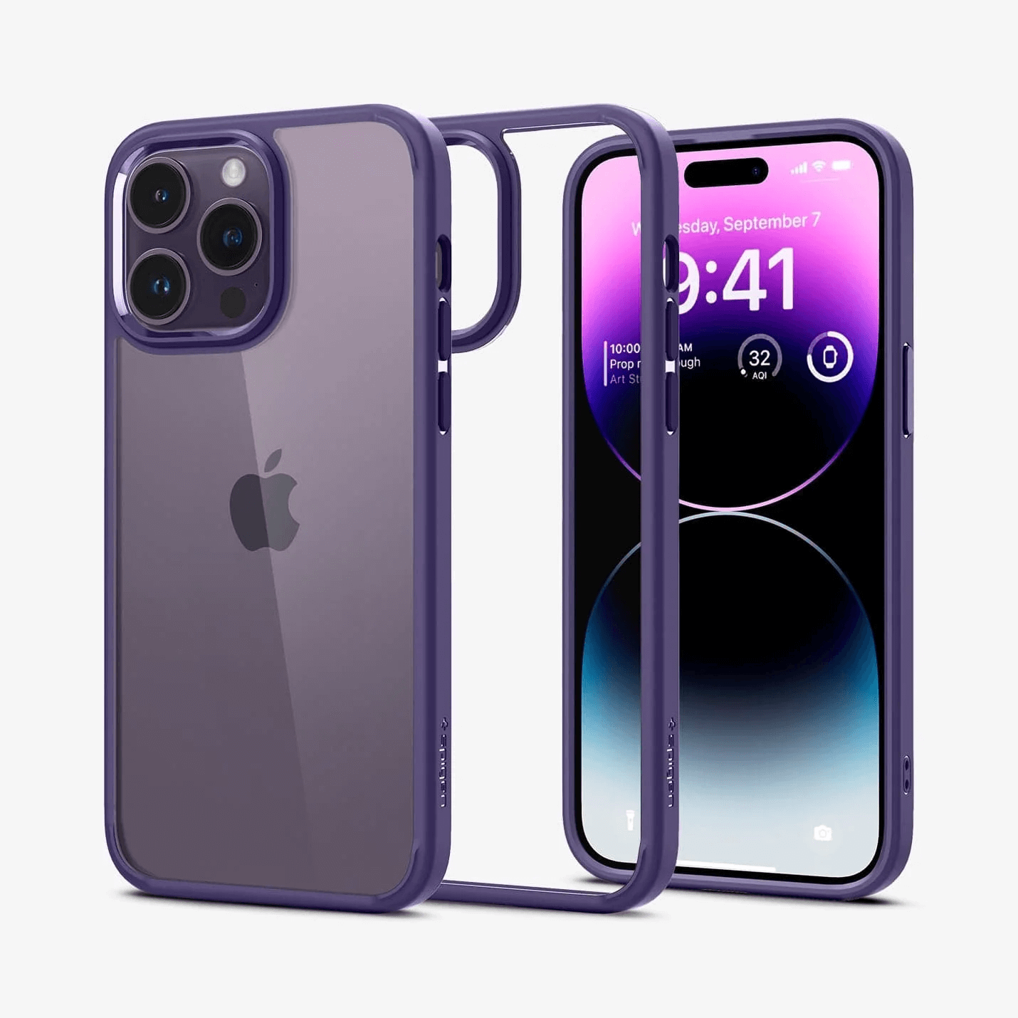 Estuche para iPhone 14 Pro Max - Spigen Ultra Hybrid - Deep Purple