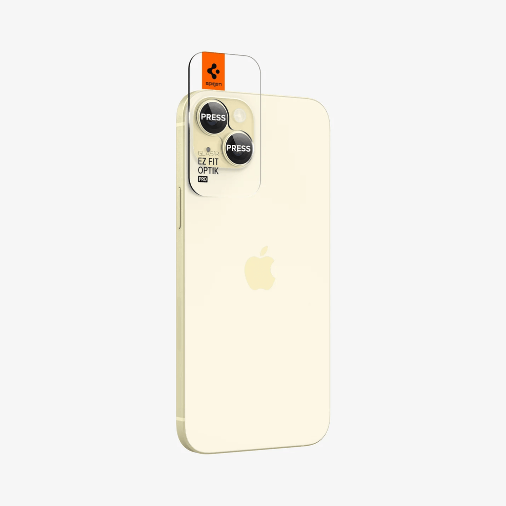 Protector de Cámara para iPhone 15 / 15 Plus - Spigen Optik Pro EZ Fit