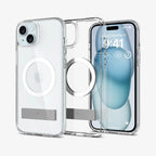 Estuche para iPhone 15 - Spigen Ultra Hybrid S MagFit