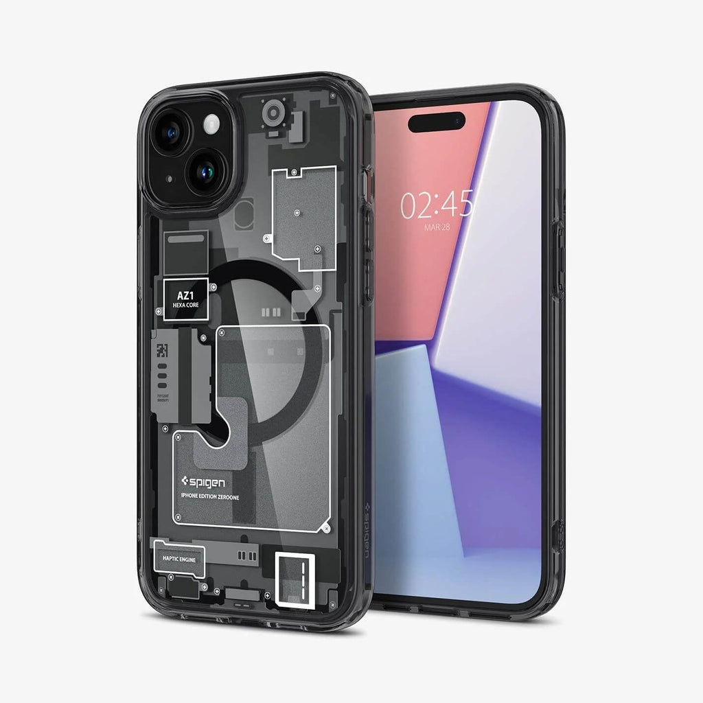 Estuche para iPhone 15 Plus - Spigen Ultra Hybrid Zero One MagFit