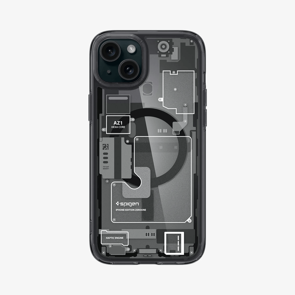 Estuche para iPhone 15 Plus - Spigen Ultra Hybrid Zero One MagFit